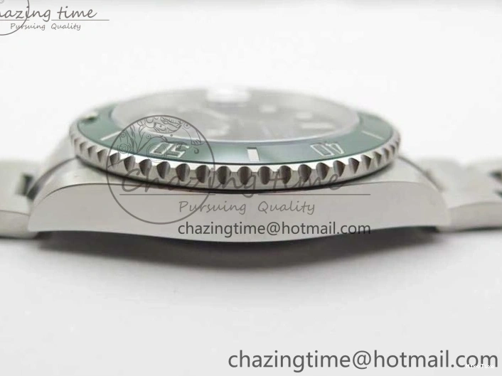 MiroTime 0701 Bold Submariner 41mm 126610 LV Kermit EWF Black Dial on SS Bracelet A 2765